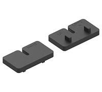 1 paire de caoutchoucs à pince à verre 45 x 45 x 27 mm pour verre trempé de 8 mm