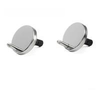 1 paire de charnières de siège de toilette, vis de fixation, 60 mm, section simple pour siège de WC