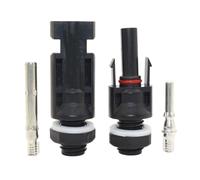 1 paire de connecteurs IP67, connecteur d'onduleur à filetage M12, connecteur de coupleur de panneau photovoltaïque LJ0124(20pairs-M12)