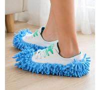 1 paire de couvre-chaussures en microfibre réutilisables pour nettoyer les | Lavable en machine, séchage rapide, doublure intérieure confortable, pas de flexion nécessaire