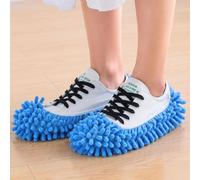 1 paire de couvre-chaussures réutilisables en microfibre pour nettoyer les | Lavable en machine et séchage rapide, doublure intérieure confortable, pas de pliage nécessaire pour le nettoyage de la