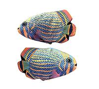 1 Paire de Gants de Cuisson Jusqu'à 250 ° C Gants de Cuisson Résistants à la Chaleur Gants de Grillage en Coton Gants de Four pour Barbecue Maniques Gants de Cuisine Gants de Cuisine Motif Poissons