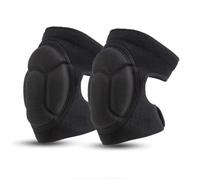 1 Paire de Genouillères de Travail, Genouillères de Jardin de Protection Noires Genouillères Antidérapantes, Anti-Collision - Noir