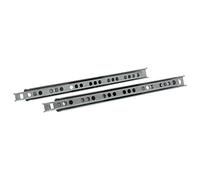 1 paire de glissières télescopiques à billes - Épaisseur : 17 mm - Toutes les tailles