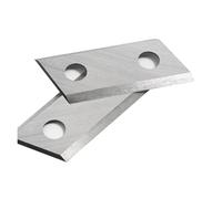 1 Paire De Lames De Broyeur De Jardin, Déchiqueteuse À Bois | Couteaux avec vis for Eco ES1600 compatible avec Ryobi RSH2545B Einhell BG-KS 2040 McCulloch