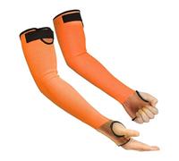 1 paire de manchettes résistantes aux coupures, manches résistantes aux coupures, protection des bras, protection des bras de travail, protège-bras de jardin, avec trou pour les pouces, protection
