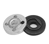 1 paire de pièces de rechange pour meuleuse d'angle électrique, jeu de brides intérieures et extérieures (F3) (Biscuit pour meuleuse d'angle de docteur (6100))