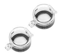 1 paire de protections de boutons avec base adhésive puissante pour une installation facile sur l'équipement industriel