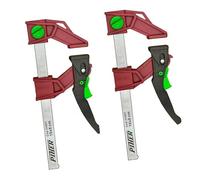 1 paire de serre-joints à levier Piher Light Pal - Force de serrage 120 kg - Portée 8 cm (16 cm)