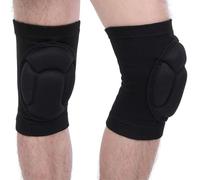1 Paire Genouillères de Protection, Genouillère Travail Avec 25MM Mousse Coussin,Anti-collision Protege Genoux Imperméable Respirant,Jardinage Jogging Travaux,Noir,M
