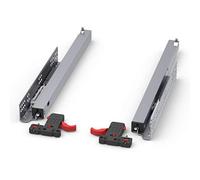 1 paire SO-TECH® Smart Slide Glissière Rail de guidage sortie de tiroir complète avec Soft-Close 40 Kg, 500 mm longueur