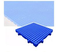 1 Palette Robuste En Plastique PEHD Emboîtable | Grille Antidérapante Et Aérée, Panneau De Sol Surélevé Résistant À L'humidité, Pour Stockage Industriel(100x60x3cm)