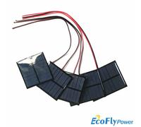 1 panneau solaire 4V 5V 5.5V 1W 1.6W 150mA 160mA 200mA 250mA 500mA avec câble, mini système solaire DIY pour chargeur de batterie de téléphone portable