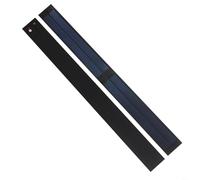 1 panneau solaire flexible 06 W 6 V ultra fin pliable module photovoltaïque pour lumières de bricolage signalisation extérieur bleu foncé 375 x 35 cm