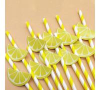 1 paquet de 20/10/1 pailles en papier rayées jaunes, pailles à boissons, pailles en papier rayées mignonnes, cadeaux, pailles, jus, salon, cuisine, outils, convient pour la fête des mères, fournitures