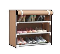 1 paquet de étagère à chaussures anti-poussière, robuste, 4 couches, imperméable, lavable, rangement de chaussures, organisateur minimaliste renforcé résistant aux chocs pour couloir, salon, café