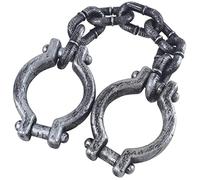 1 Paquet de Menottes Noires pour Halloween, Taille Unique