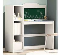 1 Parcel - MEUBLE - Bureau avec rangement ouvert et tableau noir avec étagère ROROS_2 ans garantie_02_7581