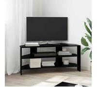 1 Parcel - MEUBLE - MeubleTVd'Angle Noir 102x40,5x45cm Bois d'ingénierie_2 ans garantie_02_11798