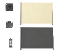 1 Pare-Soleil Extérieur À Traction Latérale, Écran De Confidentialité | Imperméable,cadre fer,protection solaire,1,6x5m/5x16ft,1,6x6m/5x20ft,for patios,balcons et jardins(Beige,1.8x3m/6x10ft)