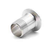 1 pc 1/2 "Dn15 DN20 SS304 Adaptateur Bspt Mâle Fileté Sanitaire En Acier Inoxydable Tube Ferrule Raccords De Tuyauterie Tri-Clamp Adaptateur Connecteur(DN40 Ferrule50.5)