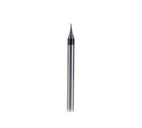1 PC 2 Flûte Micro Fraise À Bout Plat 0.2-0.9mm Mini CNC Fraise 4mm Tige En Carbure De Tungstène Fraise Mini Fraise
