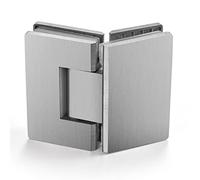 1 PC Charnière de porte en verre de salle de bain, pince pour porte de douche sans cadre, pince en acier inoxydable pour vitrine, pour verre de 8-12 mm