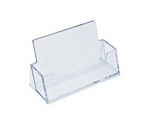 1 PC clair étagère de bureau boîte de rangement présentoir acrylique plastique Transparent bureau porte-cartes de visite Durable et utile