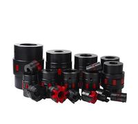 1 PC GR65 XL8 D135L210 22/30/40/45/50/60/75mm CNC moteur vis à billes mâchoire araignée prune coupleur d'arbre en acier couplage Flexible