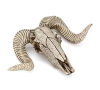 1 Pc Halloween Crânes Squelettes Décoration Steer Crâne Mur Monté Suspendu Gothique Macabre Décor Long Corne Crânes Squelettes Chasseurs Outdoorsmen Trophée Statue
