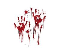 1 Pc Halloween Empreintes Digitales Gory Stickers Muraux DIY Décalque pour Haunted House Bar Fenêtre Porte Décor G