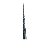 1 PC R1.5-R2.5-R3.0 * 150mm D10 200L 2F HRC50 Fraises À Bout Conique Nez Sphérique CNC Cône Bois Métal Fraise
