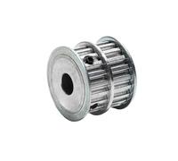 1 pcs 5.08 mm pas de dents 16 dents poulie de transmission vis 2xM4 XL-16T double tête poulie de distribution poulie à courroie crantée 6/8/10 mm alésage(6mm)