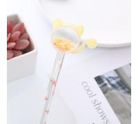 1 Pcs Lytwtw's Stationery Pens School Office Suppies Novel Creative Kawaii Cat Glitter Recreation Cute Gel Pen