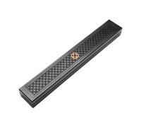 1 Pcs Titulaire De L'Encens En Bois Noir Brûleur De Cercueil D'Encens En Bois Boîte De Brûleur D'Encens Aromatherapy Encensoir pour Le Bureau À
