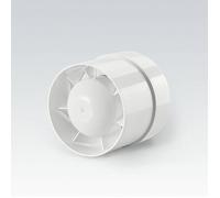 1 PCS Ventilateur Extracteur d'air, économique 100mm, 12W/130m³, extracteur axial conduit en ligne : salle de bain, cuisine, c