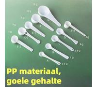 1 pièce/10 pièces Cuillères à mesurer, cuillère à mesurer de 0,5 g à 15 g pour poudre à lessive, poudre protéinée, cuillère à mesurer liquide avec marquages, cuillère à mesurer plate pour la cuisson 1
