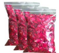 1 pièce 100g/200g/300g Décoration de maison Parfum Fleur artificielle Confettis colorés Pétales Décoration Matière première parfumée pour l'artisanat, Convient pour la fabrication de savon et de bougi