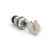 1 pièce 19mm métal 4 broches ON-OFF 2 positions DPST série A 2803 interrupteur e verrouillage électronique 4A 125VAC 2A 250VAC