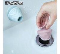 1 pièce/2/3/4 pièces Bouchon de vidange universel pour baignoire de salle de bain, bouchon de vidange de lave-vaisselle de cuisine avec ventouse - Bouchon d'évier en silicone et caoutchouc pour la mai