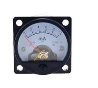 1 pièce 2.5 DC 0-100mA ampèremètre classe SO-45 rond analogique panneau mètre noir 1 pièce 2.5 précision DC0-10mA 0-100mA ampèremètre(150mA)