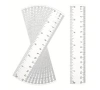 1 pièce / 2 pièces / 3 pièces / 4 pièces / 5 pièces // 6 pièces / 7 pièces / 8 pièces / 9 pièces / 10 pièces Règle transparente 15 cm / 20 cm / 30 cm, Règles, Rentrée scolaire Taille Unique,1 paquet,3
