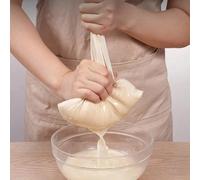 1 pièce/2 pièces/3 pièces/4 pièces Sacs de filtrage en maille épaissis, sacs en mousseline de coton pour la décoction d'herbes, le bouillon, la filtration du lait de soja L,M,S,S*2 pièces,M*2 pièces,L