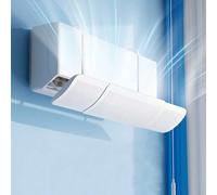 1 pièce/2 pièces/3 pièces Déflecteur de climatiseur réglable, Couvercle de ventilation AC anti-souffle direct, Déflecteur de sortie d'air mural universel pour la maison, Guide de direction du flux d'a