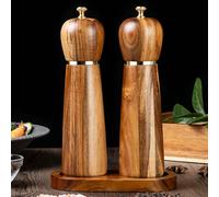 1 pièce/2 pièces/3 pièces Moulin à poivre en bois de rose, moulin à poivre noir à action manuelle pour la maison et la cuisine, bocaux à condiments de sel de rose fraîchement moulu 1 pièce,2 pièces,Ba