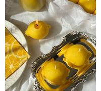 1 pièce/2 pièces Bougies parfumées au citron jaune/vert, bougies parfumées au citron, bougies aromatiques, cadeaux, combustion longue durée, décoration d'intérieur, cadeaux pour les amis, décorations