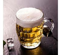 1 pièce/2 pièces Chope à bière en acrylique incassable avec poignée - Grande capacité, chope à bière incassable, parfaite pour les fêtes de visionnage de la Coupe du Monde, les bars et les bars à domi