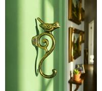 1 pièce/2 pièces Crochet mural en fonte vintage en forme d'oiseau, crochet en forme de S robuste de style rustique campagnard et européen, porte-objets multifonction pour manteaux, clés, sacs, outils