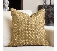 1 pièce/2 pièces Housse de coussin décoratif à motif géométrique, housse de coussin en jacquard polyester doux et minimaliste moderne, convient pour l'hôtel, la villa, le bureau, le salon, la décorati