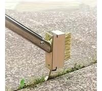 1 pièce/2 pièces Outil de désherbage manuel, brosse à gratter en fil à long manche, élimine efficacement les mauvaises herbes, les pierres et la mousse, outil de construction durable pour le désherbag